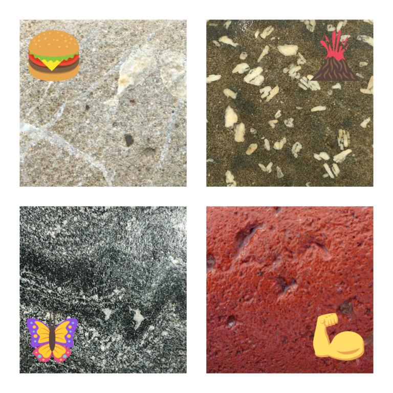 Gesteinskategorien Isar Kiesel Quartett